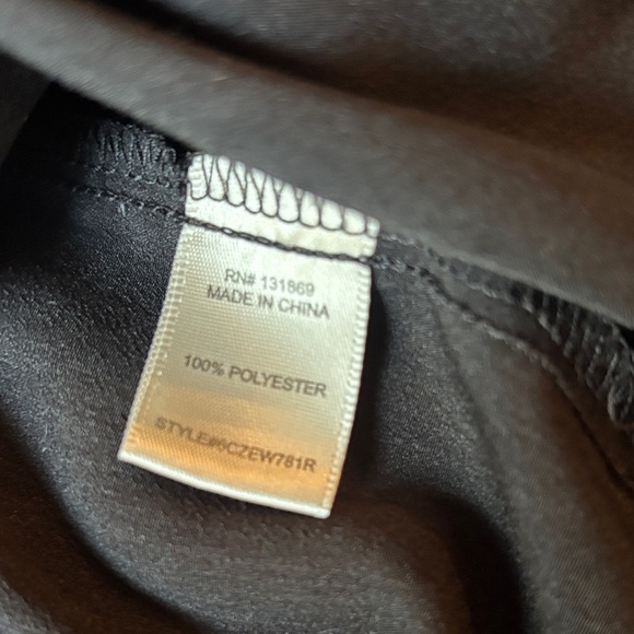 Black Ruffled spaghetti strap Dress - Picture 14 of 15